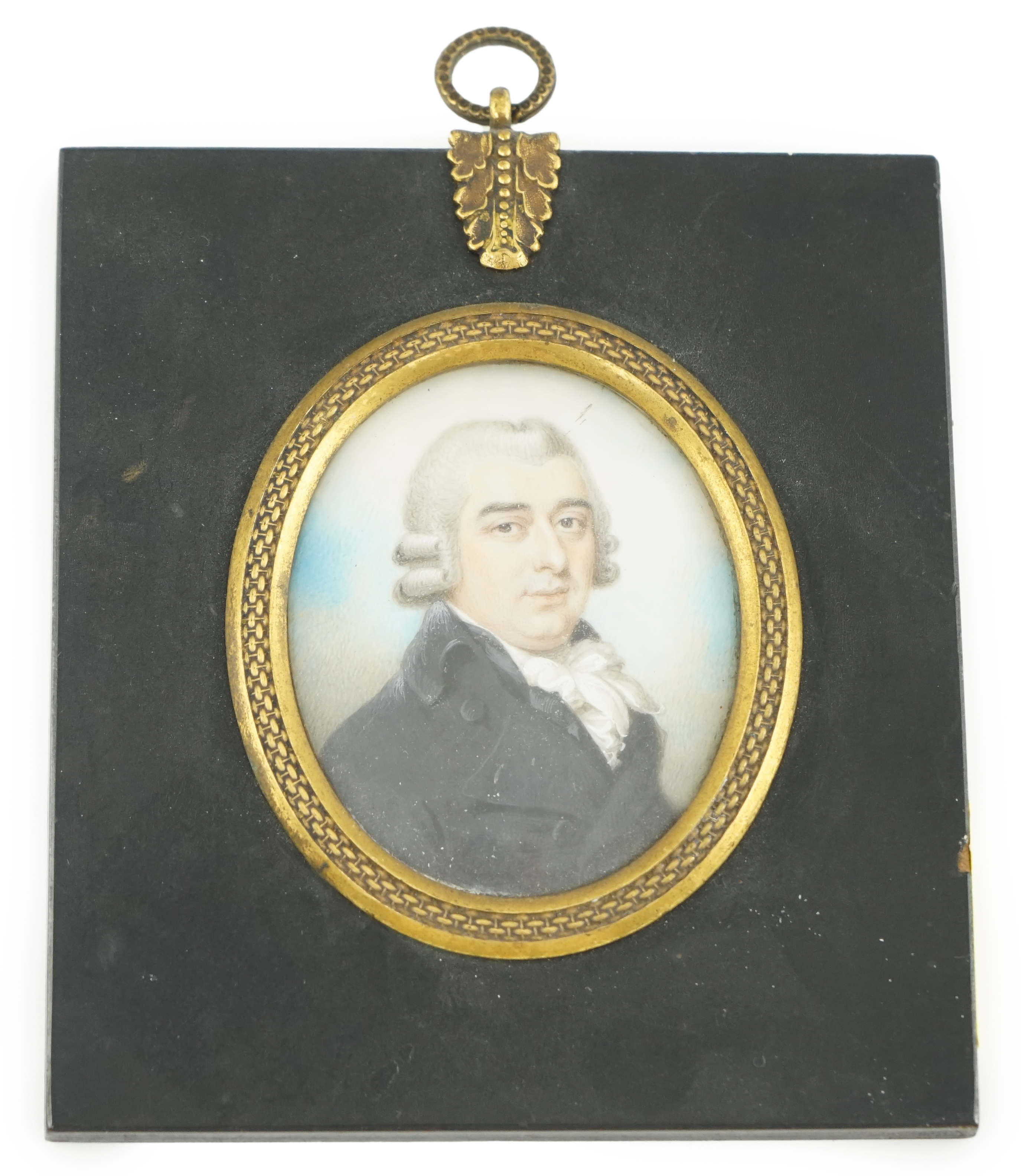 Andrew Plimer (1763-1837), Portrait miniature of Sir John Silvester, watercolour on ivory, 6.8 x 5.4cm. CITES Submission reference RP9MKXXH